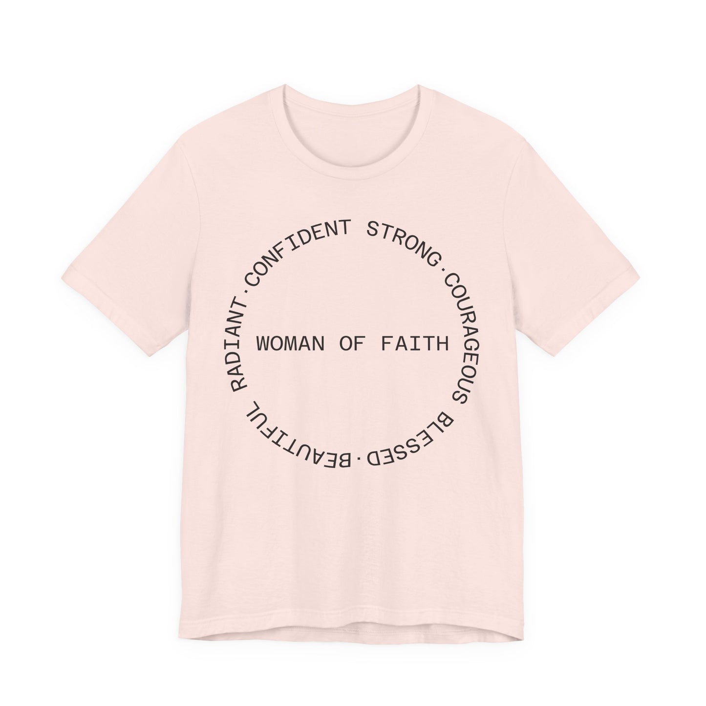 Woman of Faith Tee — Inspirational Christian Graphic T‑Shirt