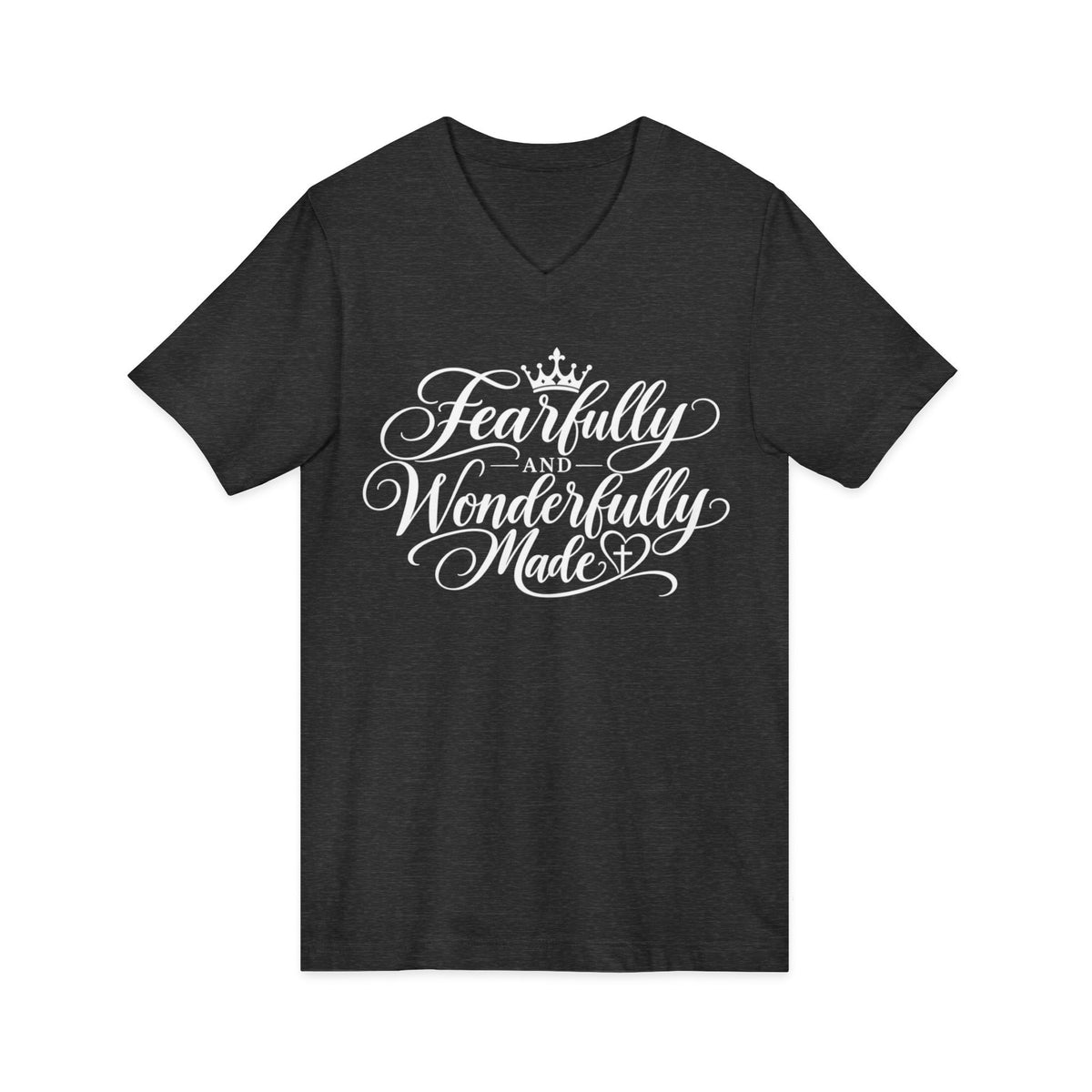 Fearfully and Wonderfully Made V-Neck T-shirt