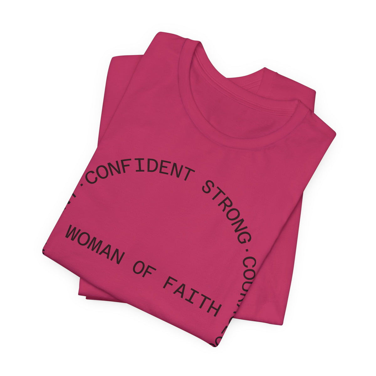 Woman of Faith Tee — Inspirational Christian Graphic T‑Shirt