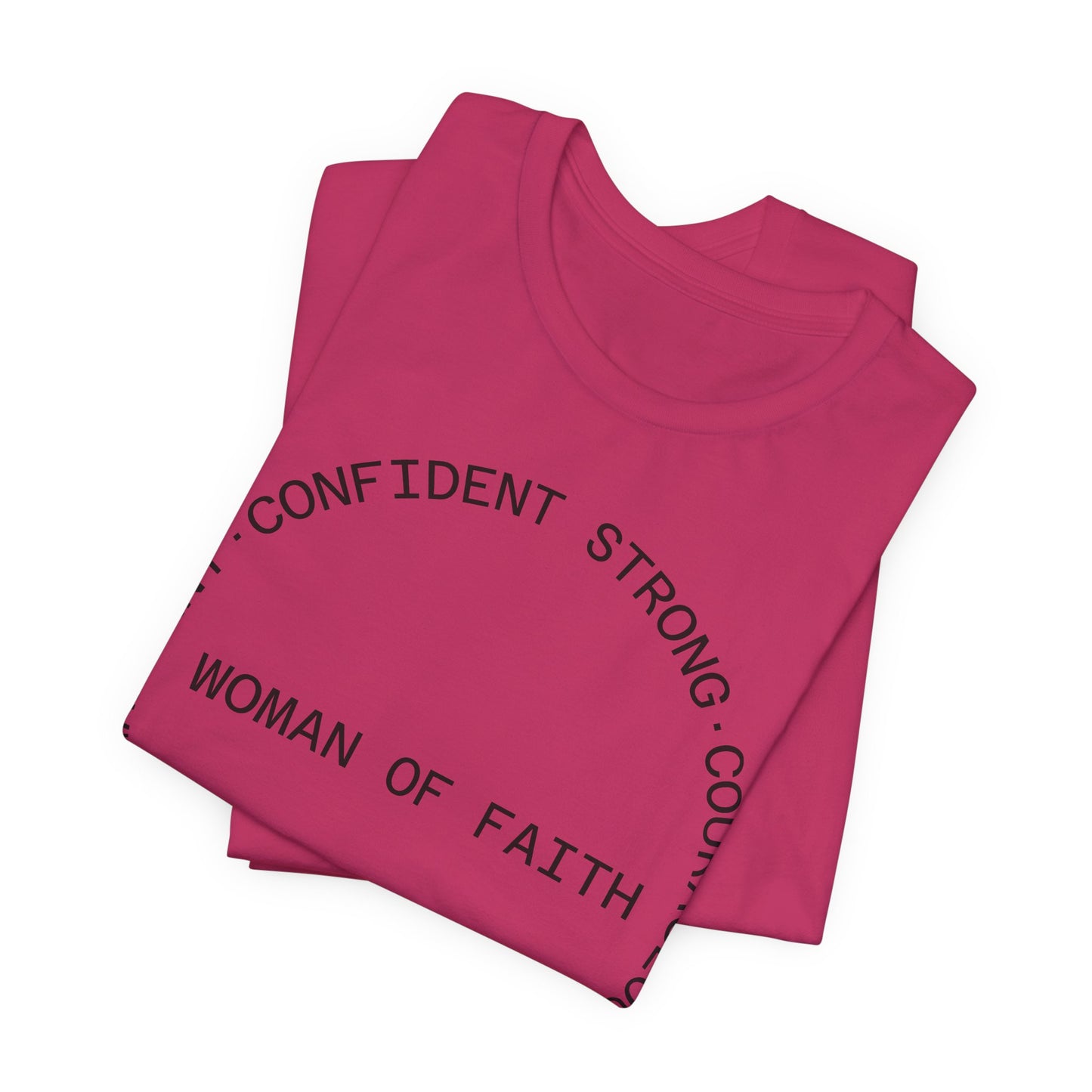 Woman of Faith Tee — Inspirational Christian Graphic T‑Shirt