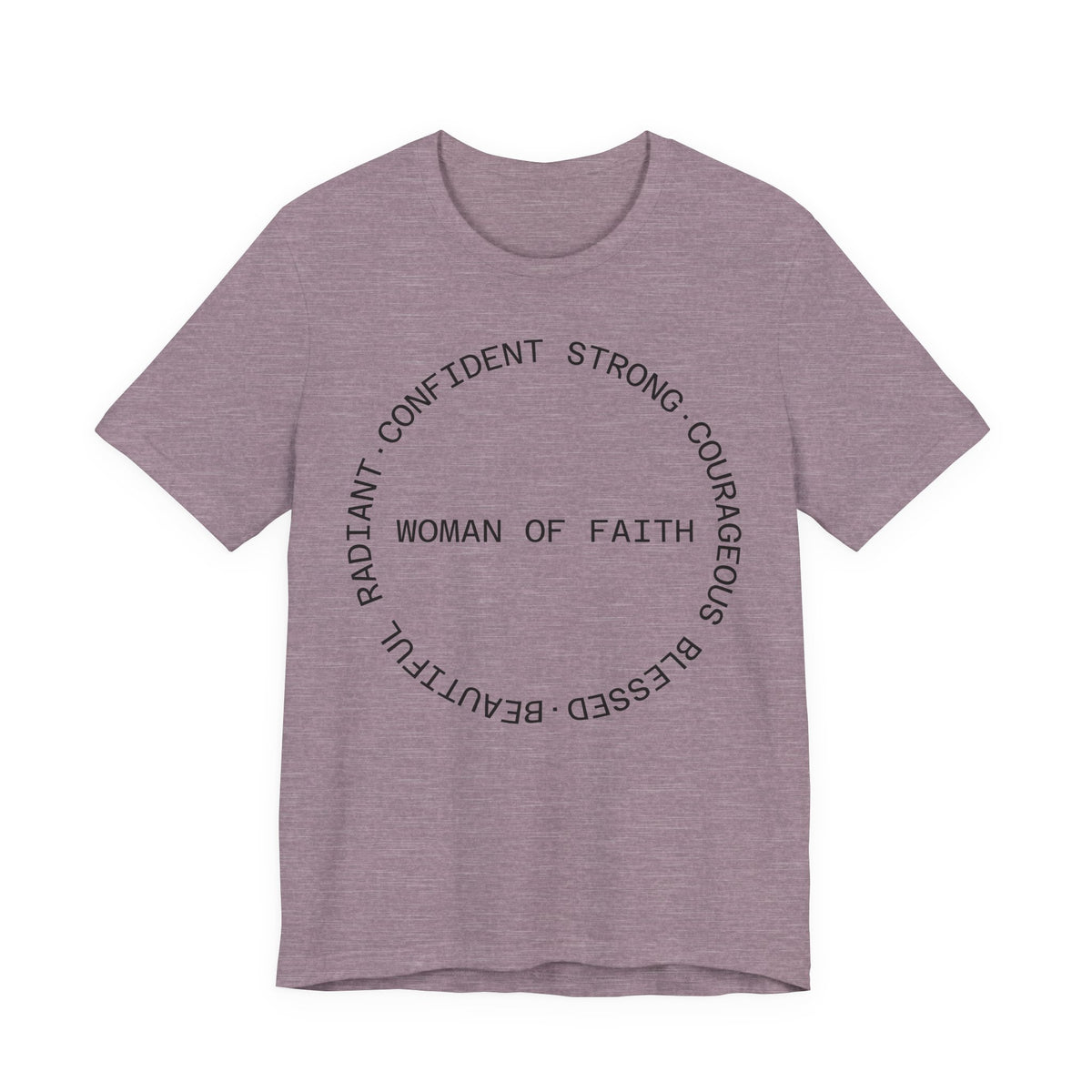 Woman of Faith Tee — Inspirational Christian Graphic T‑Shirt