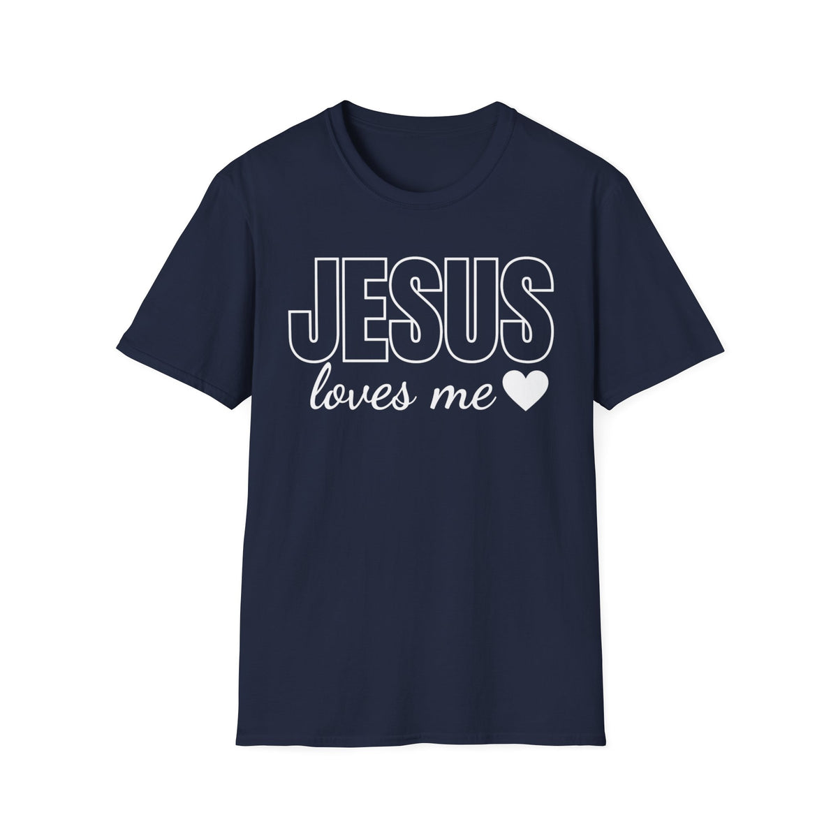 Jesus Loves Me T‑Shirt — Faith‑Inspired Christian Tee with Heart