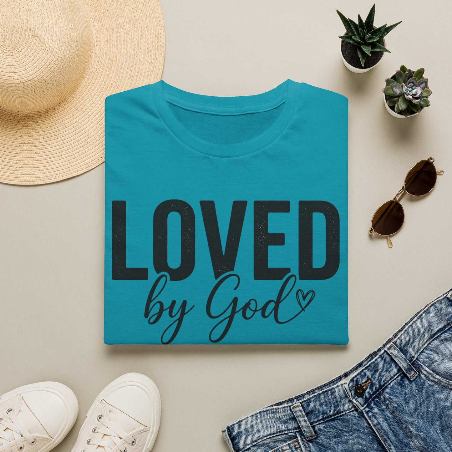Loved by God T-Shirt — Faith-Based Inspirational Tee