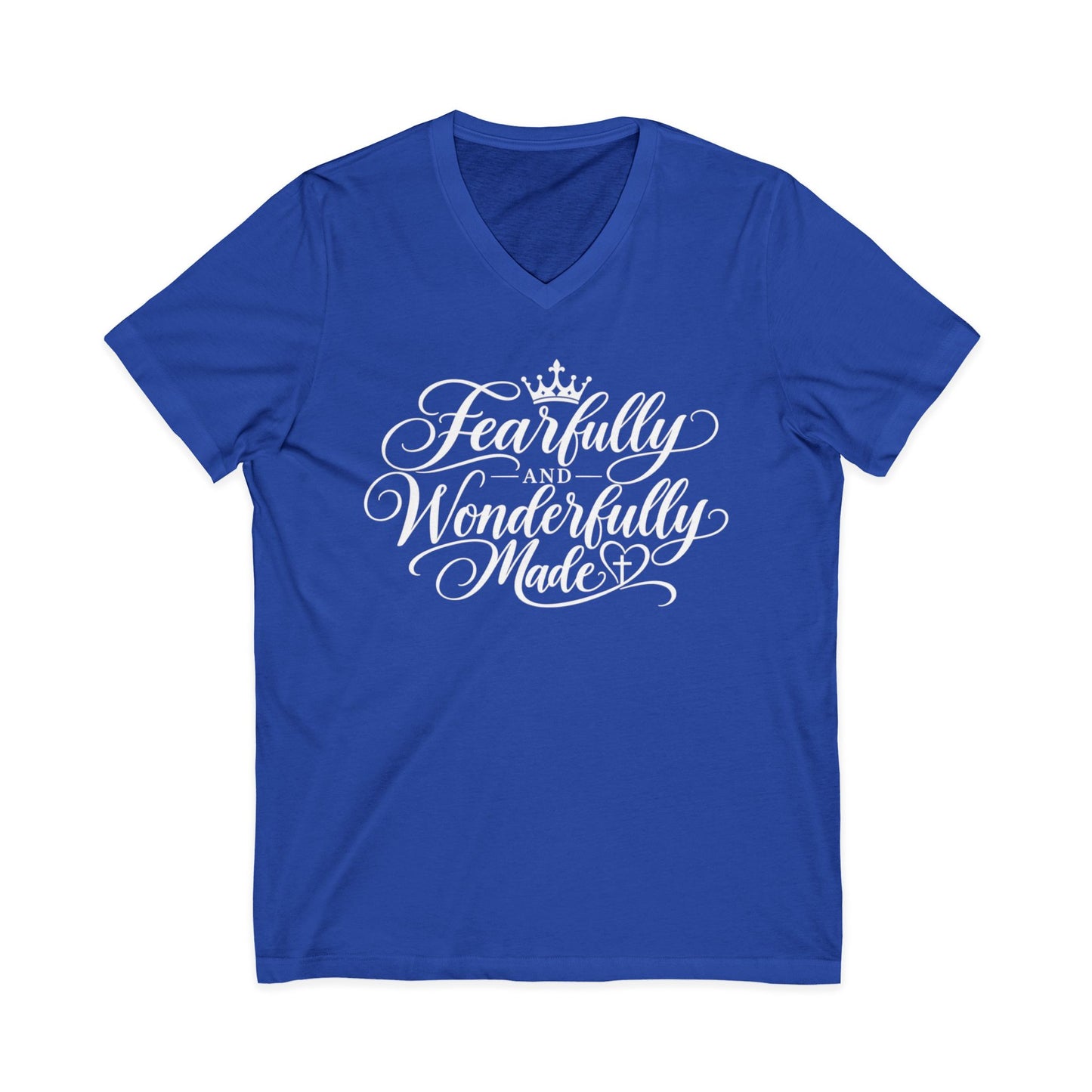 Fearfully and Wonderfully Made V-Neck T-shirt