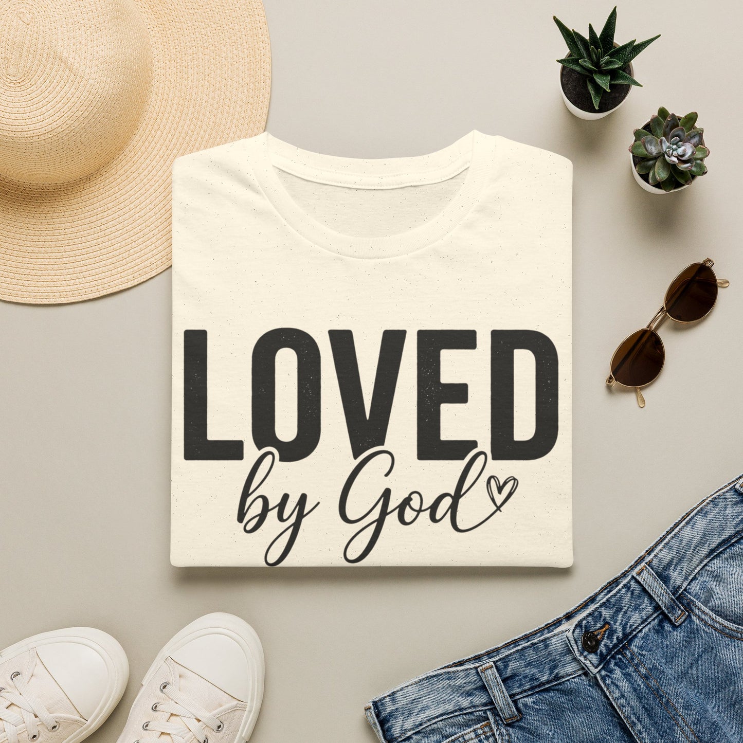Loved by God T-Shirt — Faith-Based Inspirational Tee