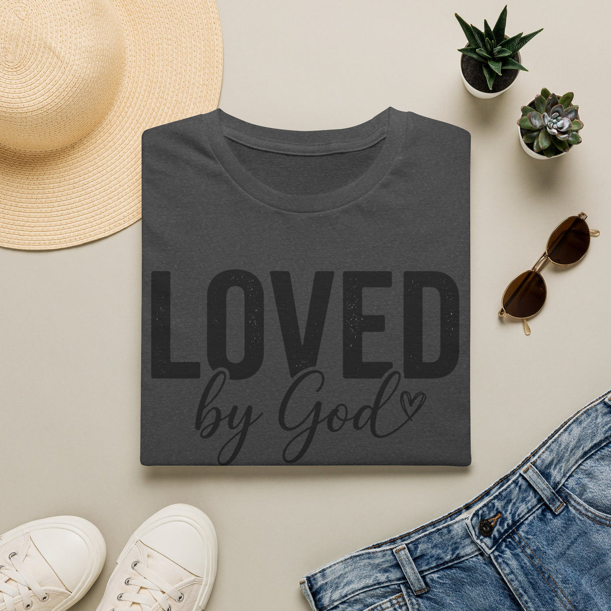 Loved by God T-Shirt — Faith-Based Inspirational Tee
